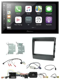 Pioneer Lenkrad Bluetooth DAB 2DIN USB Autoradio für Porsche Panamera 2009-2016