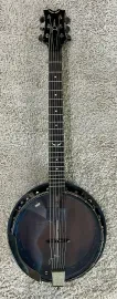 Dean Backwoods 6 Banjo Acoustic/Electric with Pickup in Black Chrome - BW6E BC