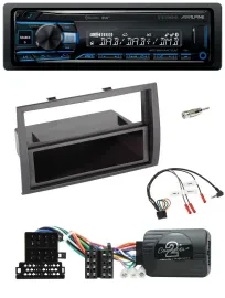 Alpine USB Bluetooth DAB Lenkrad Autoradio für Citroen Jumper 2008-2011