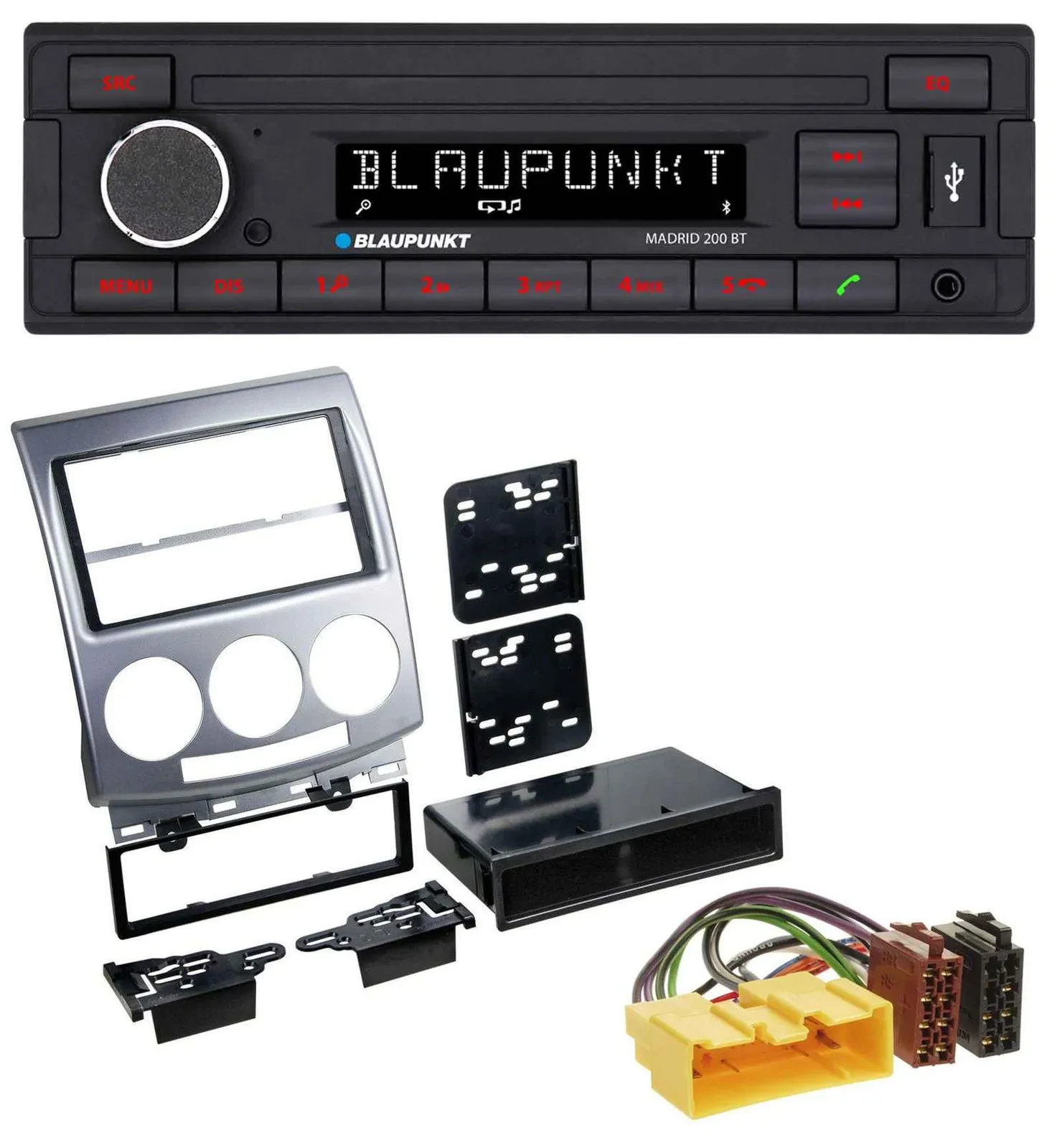 Blaupunkt USB AUX Bluetooth MP3 Autoradio für Mazda 5 (2005-2010)