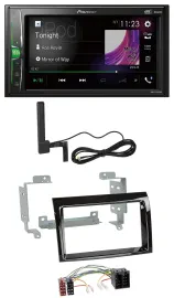 Автомагнитола Pioneer 2 DIN, Bluetooth, DAB, MP3, AUX для Fiat Ducato 2006–2011 и Citroen J