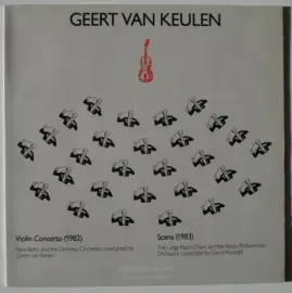 Б/У виниловая пластинка Geert van Keulen – Violin Concerto / Scena