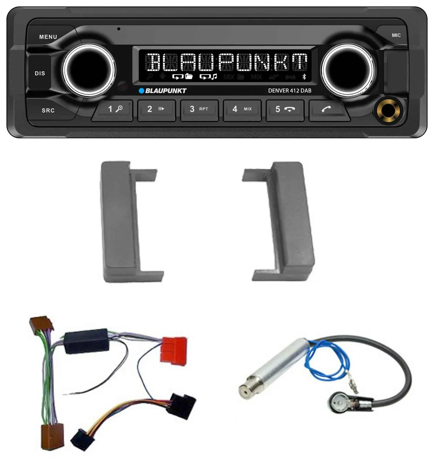 Blaupunkt Bluetooth DAB MP3 USB Autoradio für Audi A2 A3 8L A4 B5 TT 99-06 Aktiv