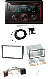 Автомагнитола Pioneer 2-DIN MP3 DAB USB CD Bluetooth для Opel Combo C, Corsa C, Tigra