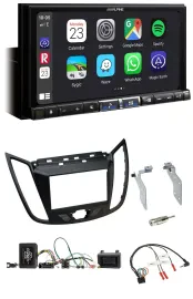 Alpine 2DIN DAB USB Lenkrad Bluetooth Autoradio für Ford Kuga DM2 ab 2013