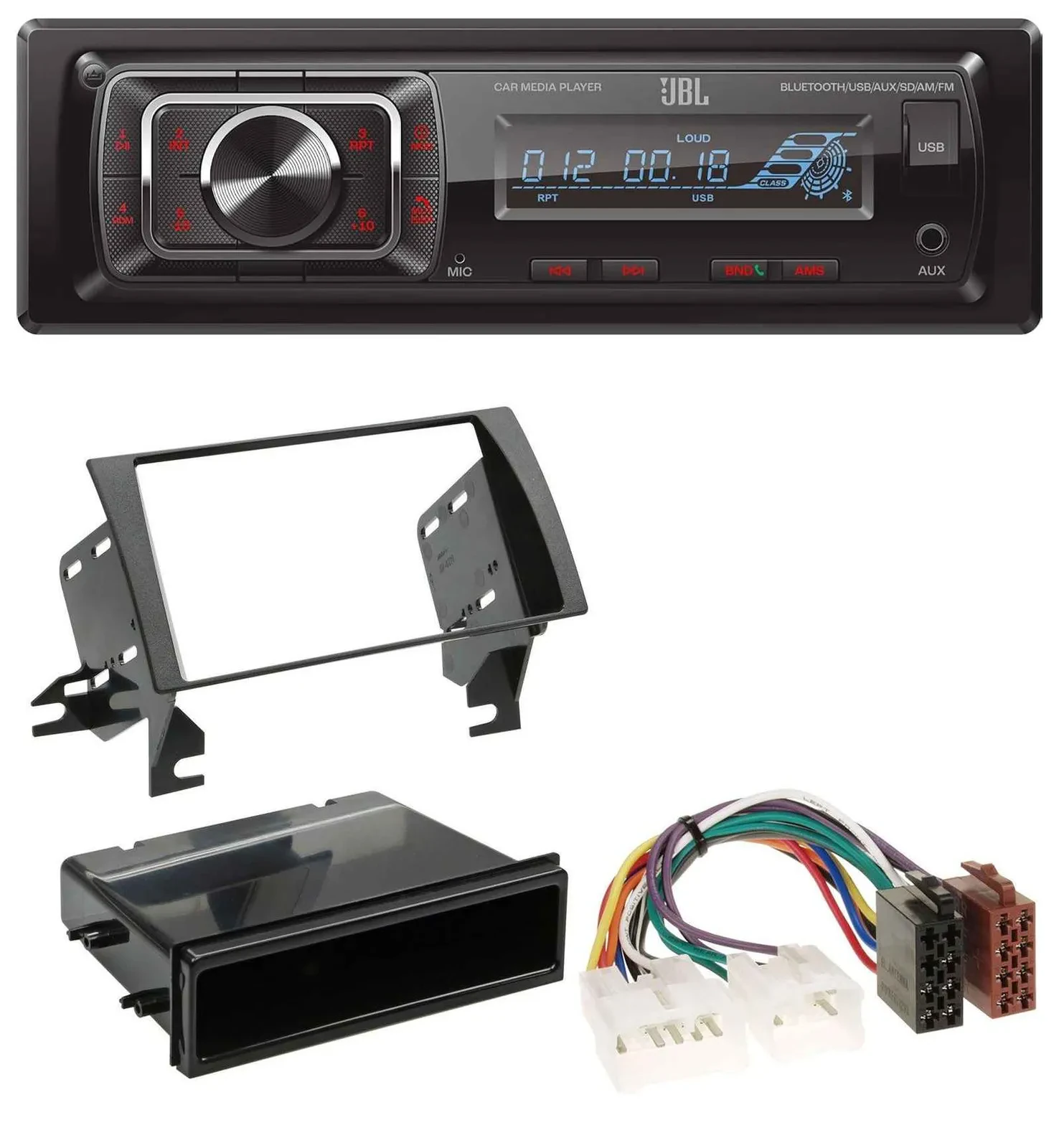 JBL SD AUX MP3 USB Bluetooth Autoradio für Toyota Camry (2002-2006)