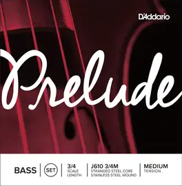 Струны для контрабаса D'Addario Prelude J610 3/4M