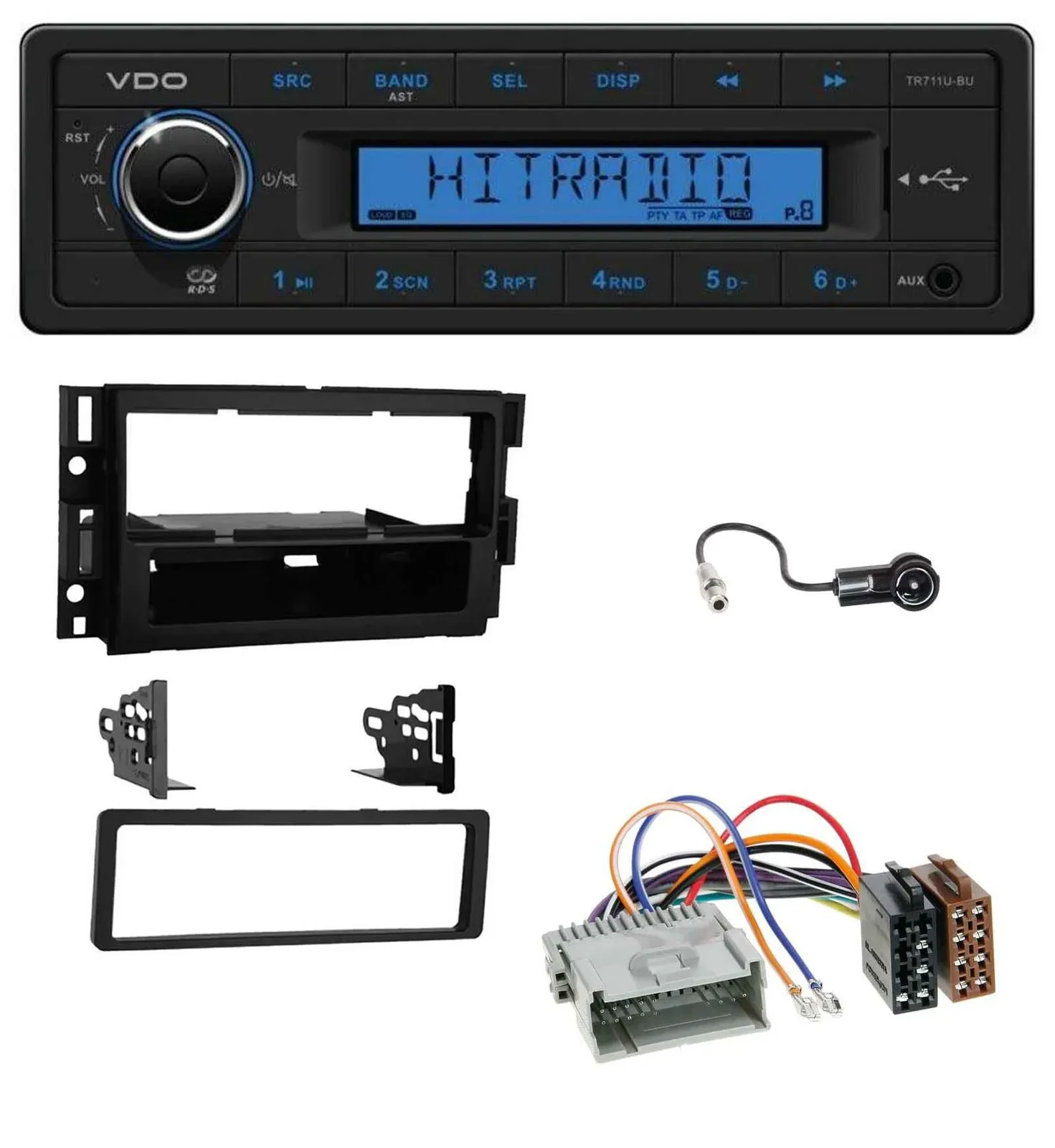 VDO AUX 1DIN MP3 USB Autoradio für Buick Enclave 2008-2012 Lucerne 2006-2011