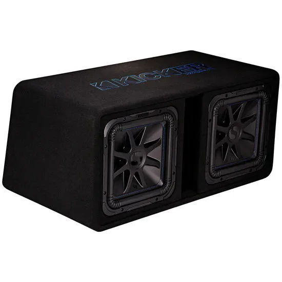 Kicker 44DL7S122 3000W L7S Dual 12" Ported Subwoofer Enclosure Bass Sub Box