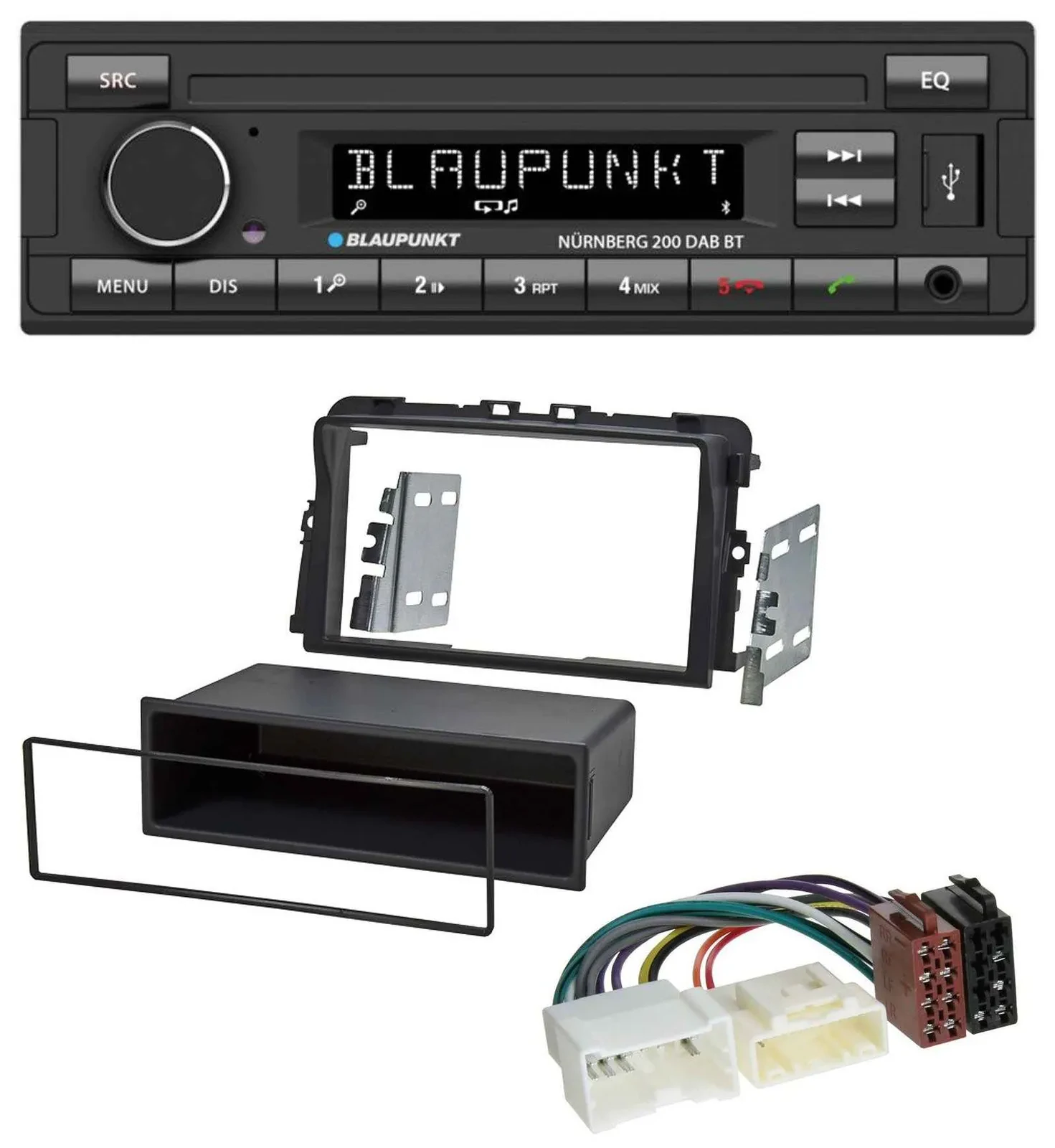 Blaupunkt USB DAB MP3 Bluetooth Autoradio für Opel Vivaro Combi J7 Kasten F7 11-