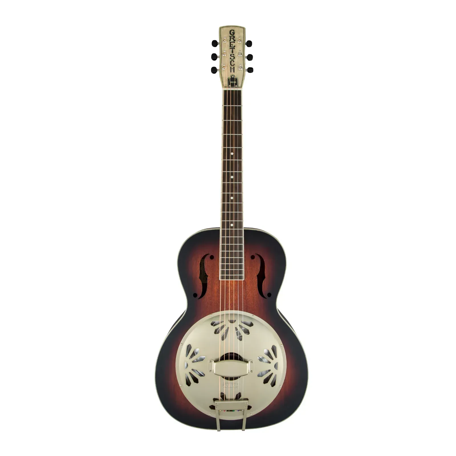 Gretsch Alligator Round Neck Resonator 6 String Guitar 2 Color Sunburst