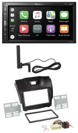 Pioneer USB 2DIN Bluetooth DAB MP3 Autoradio für Isuzu D-Max ab 2012 dunkelgrau