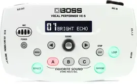 Вокальный процессор Boss VE-5 Vocal Performer White