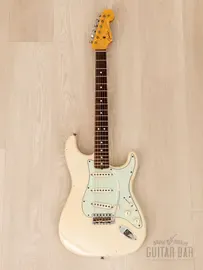 Электрогитара Fender Custom Shop 1963 Stratocaster SSS Journeyman Relic Olympic White w/case USA 2015