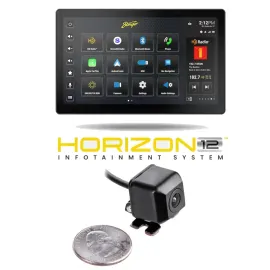 Stinger HORIZON12 iX212 Multimedia Receiver w/ 50% Off NVX XCADJ1 Backup Cam
