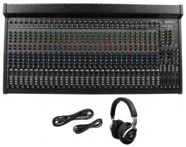 Mackie 3204VLZ4 32-Channel 4-Bus FX Mixer w/ USB+Audio Technica M70X Headphones