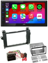 JVC Bluetooth USB MP3 2DIN DAB Autoradio für Mercedes A-Klasse W169 C169