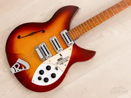 1987 Rickenbacker 1998PT Pete Townshend Signature Rose Morris Model Fireglo