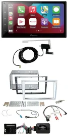 Pioneer USB Bluetooth DAB Lenkrad 2DIN Autoradio für Opel Zafira Astra H Corsa D