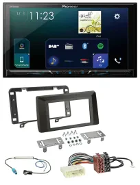 Pioneer MP3 Bluetooth USB 2DIN DAB Autoradio für Dacia Duster (ab 2021)