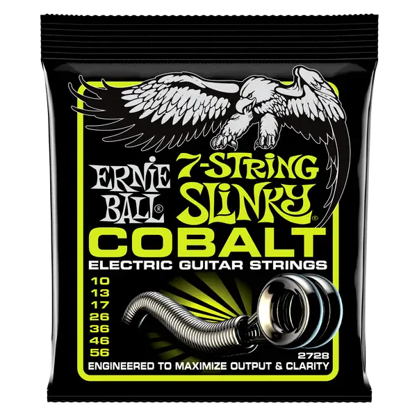 Струны для электрогитары Ernie Ball 2728 Regular Slinky Cobalt 10-56