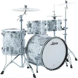 Ударная установка акустическая Ludwig L86204AXFMWC Classic Maple White Mosaic