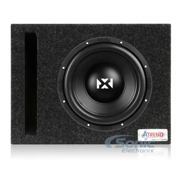 NVX YSW102 800W RMS Dual 2-Ohm 10" Subwoofer with Ported Enclosure (10SQV)