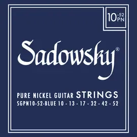 Струны для электрогитары Sadowsky Blue Label Pure Nickel 10-52