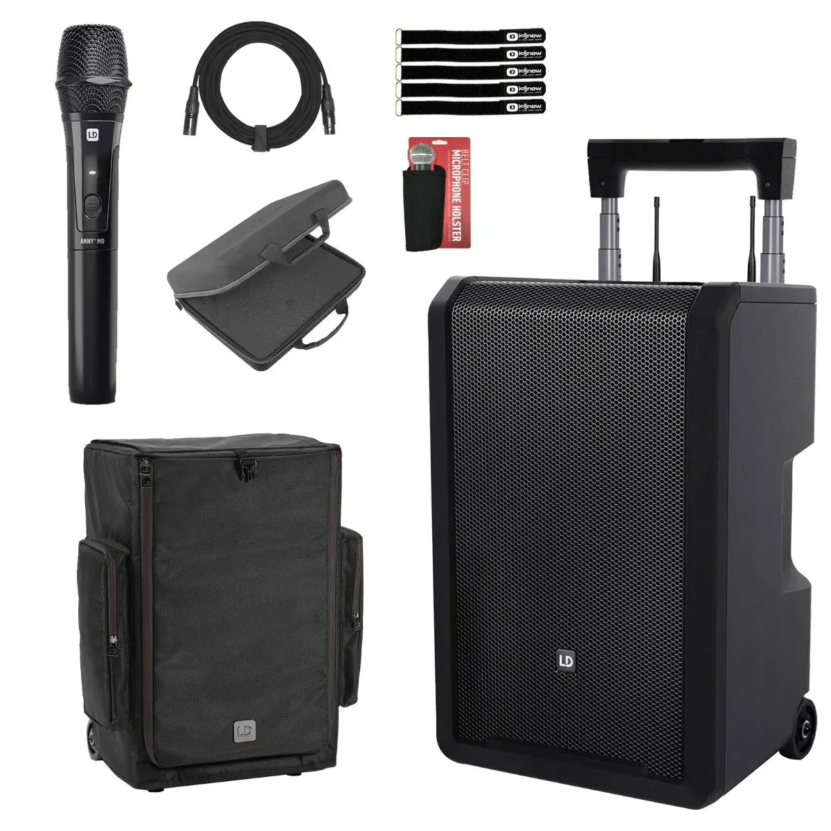 Портативная акустическая система LD Systems ANNY 10 HHD B5.1 10" с микрофоном и кейсом