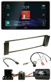 Автомагнитола JVC DAB Bluetooth USB для Audi A3/A6 (2000–2004) с поддержкой управления на руле