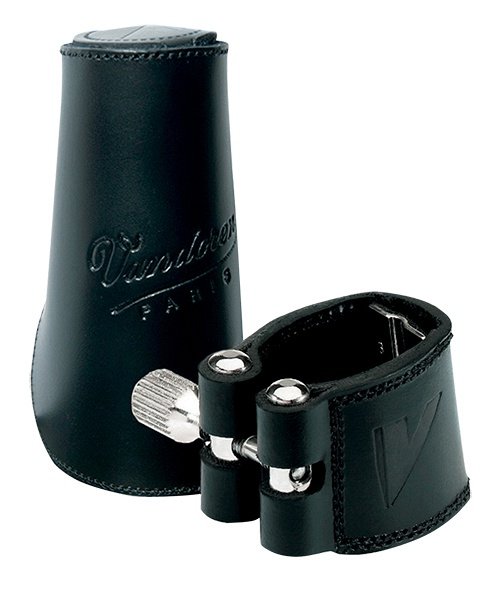 Кожаная лигатура и кожаный колпачок для кларнета Bb Vandoren LC21L Leather