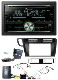 Pioneer Bluetooth Lenkrad DAB 2DIN USB CD Autoradio für Audi Q5 8R 08-17 Infoada