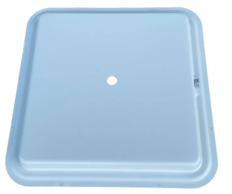 Antennenträger weiß für Wohnmobilantenne 38,4x38cm Metallplatte 30x30cm ATTB 436