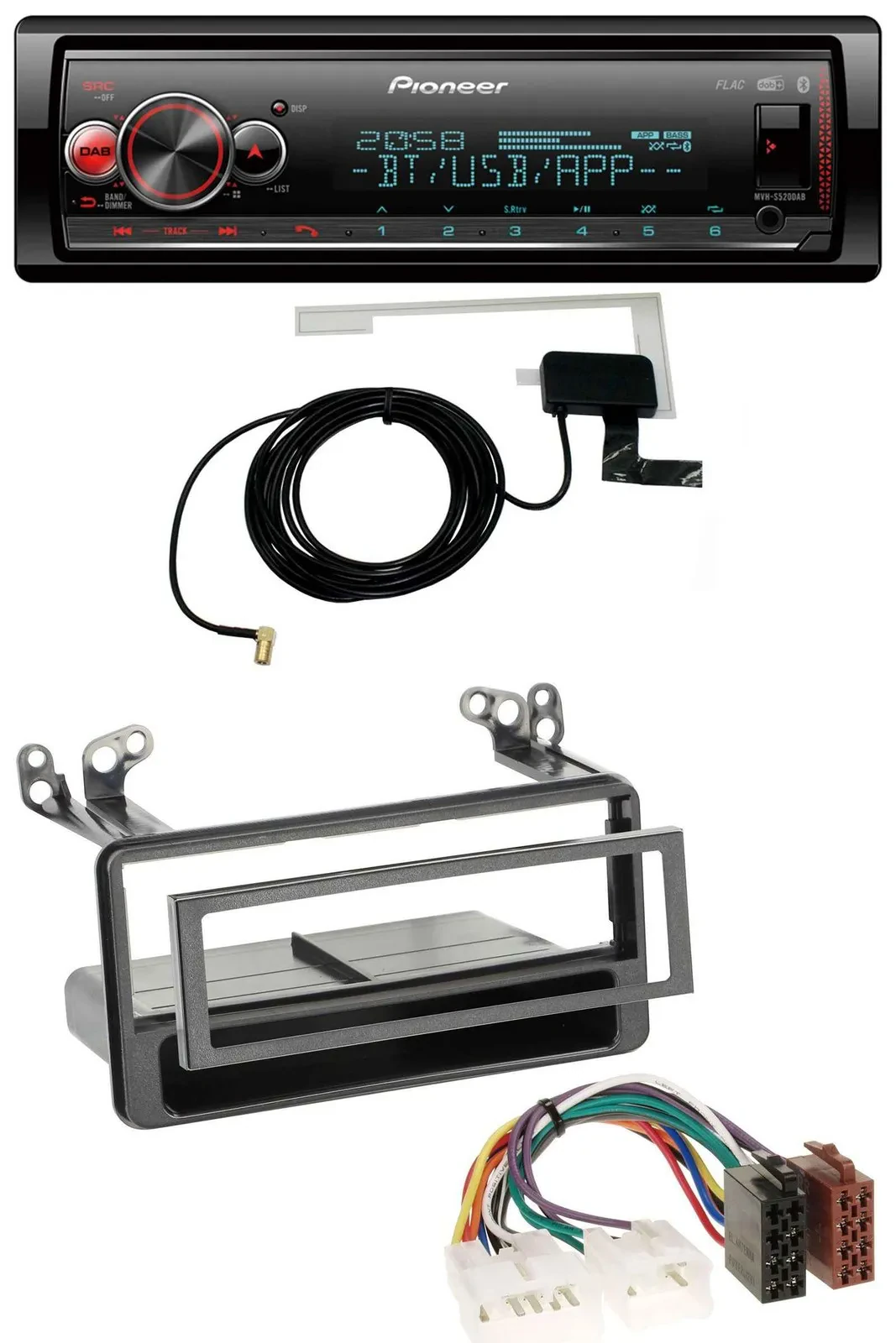 Автомагнитола для Toyota Avensis/Verso/Celica Pioneer Bluetooth, DAB, USB, MP3