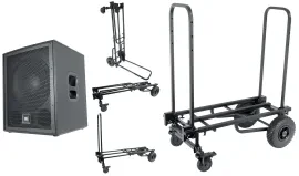 JBL IRX115S 1300w 15" Powered Active Subwoofer Portable Pro Audio PA Sub+Cart