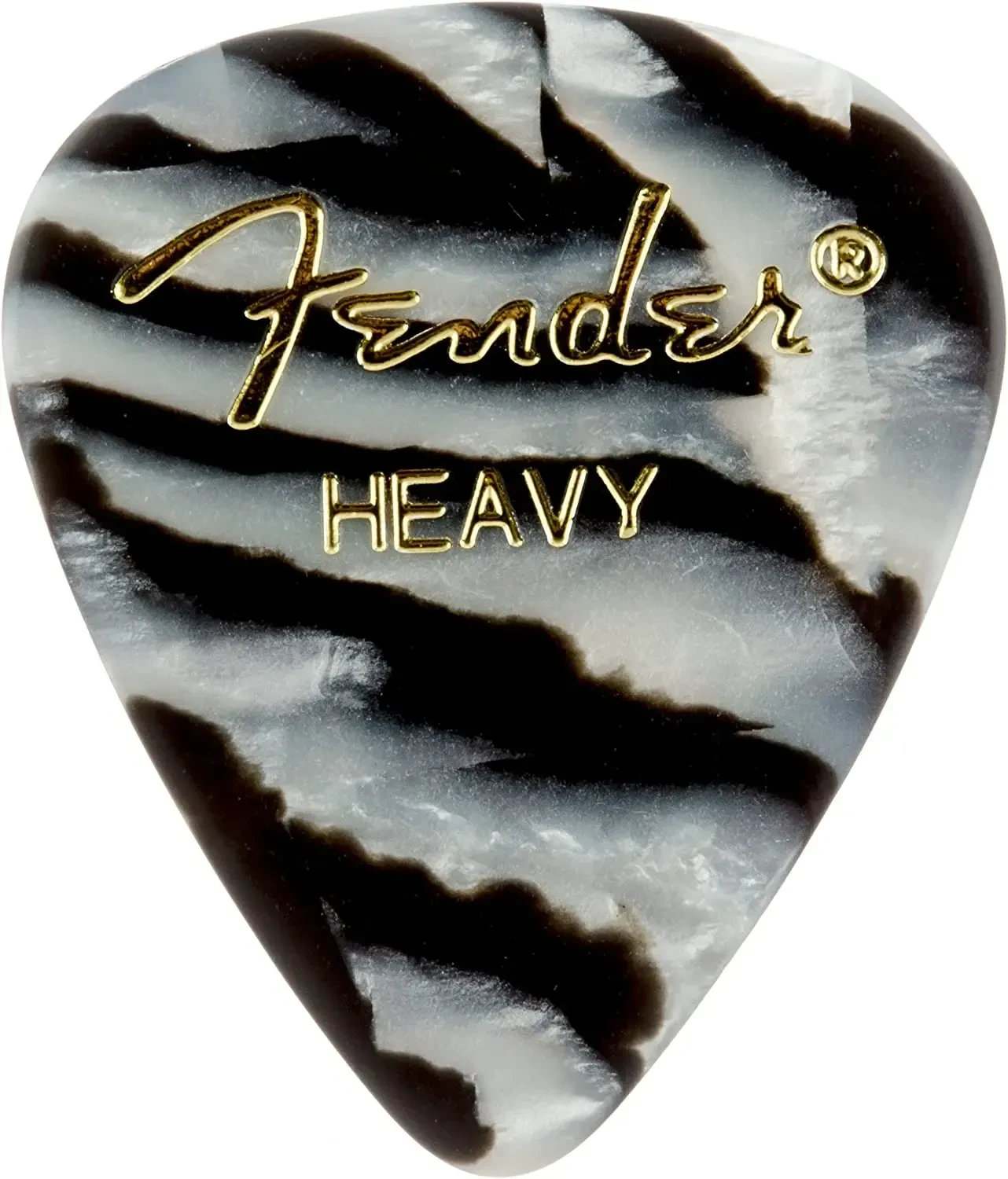 Медиаторы Fender 351 Shape Premium Picks, Heavy, Zebra, 12 Count