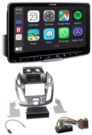 Alpine Bluetooth MP3 USB DAB Autoradio für Ford Connect Transit 12-18 ohne Displ