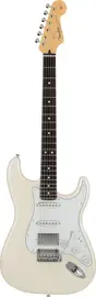Электрогитара Fender 2024 Collection Made in Japan Hybrid II Stratocaster HSS Olympic Pearl с чехлом
