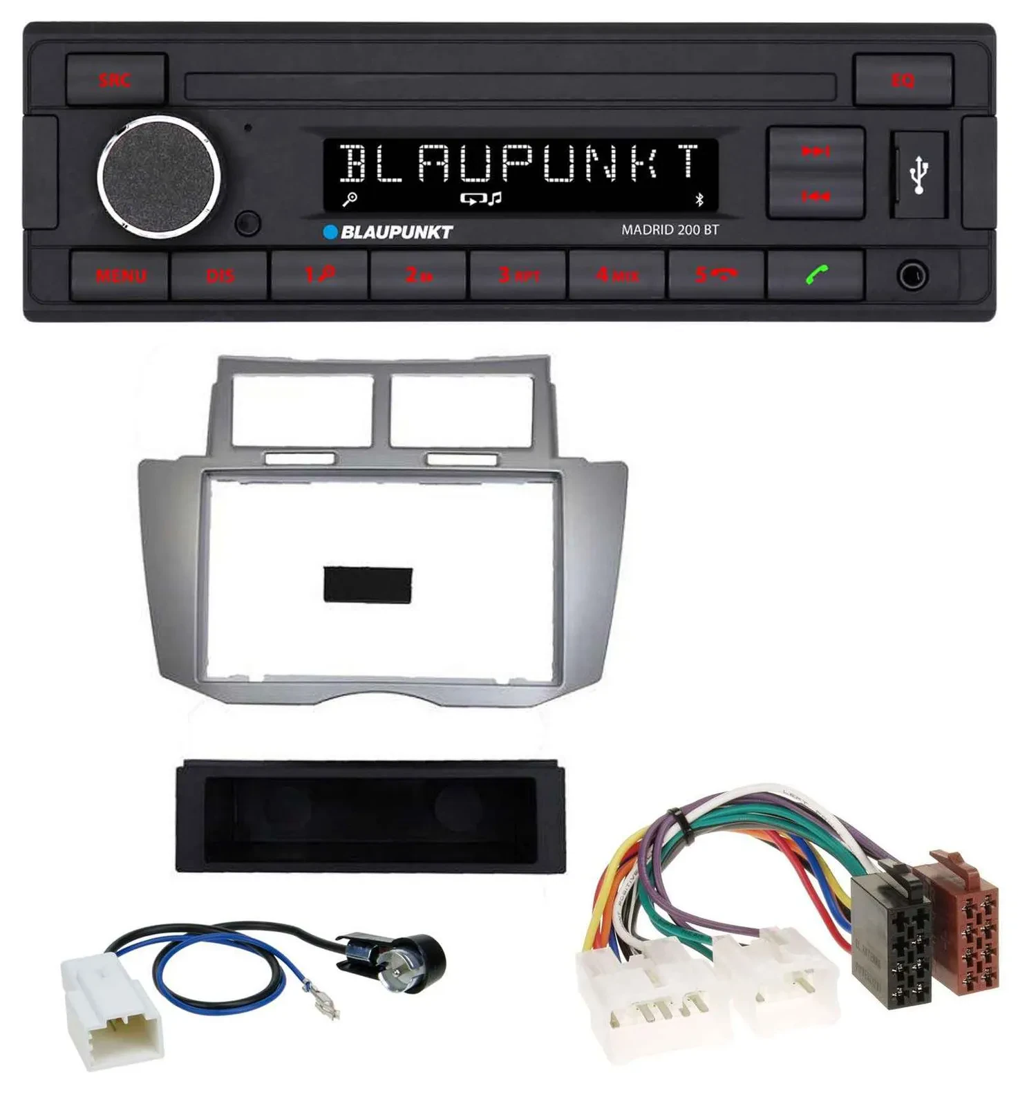 Blaupunkt USB AUX Bluetooth MP3 Autoradio für Toyota Yaris (2007-2011)