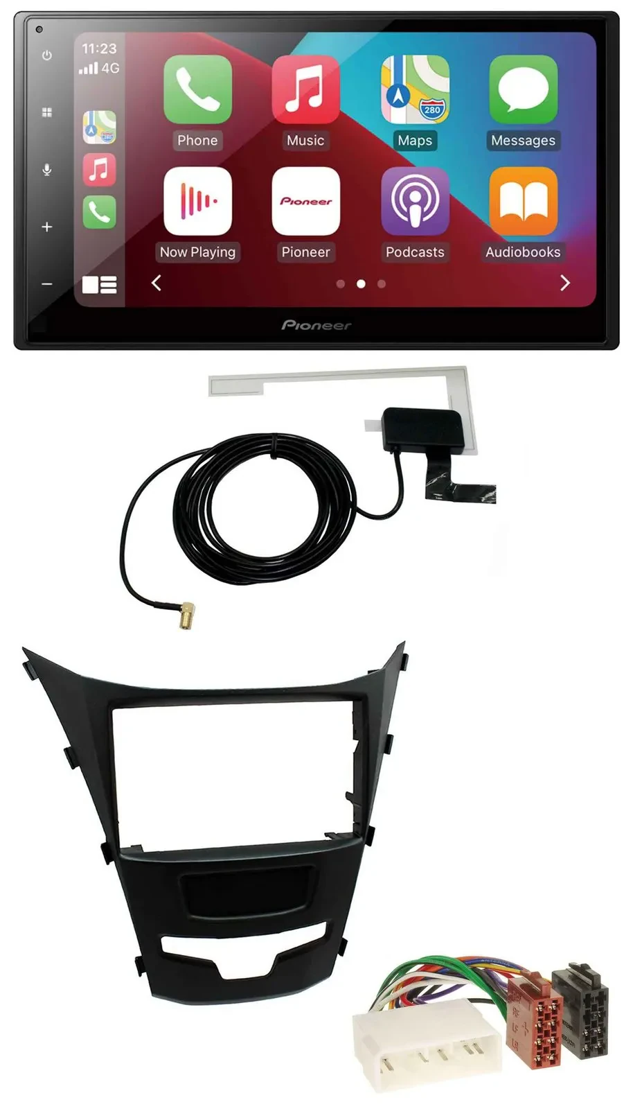 Автомагнитола для SsangYong Korando (с 2013) Pioneer 2DIN USB Bluetooth DAB MP3