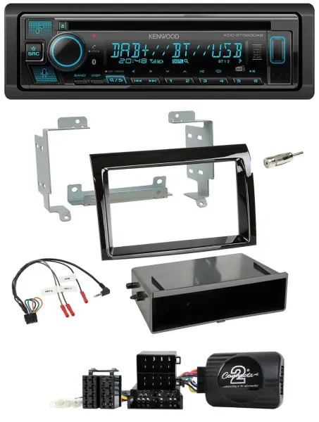 Kenwood Bluetooth DAB CD Lenkrad USB Autoradio für Fiat Ducato 2006-2008 piano