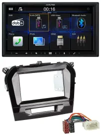 Alpine Bluetooth 2DIN MP3 DAB USB Autoradio für Suzuki Vitara (ab 2015)