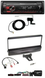 Автомагнитола для Ford Mondeo 2000–2002 Pioneer 1DIN, USB, DAB, MP3, черный