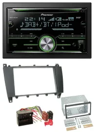 Pioneer Bluetooth MP3 DAB 2DIN USB CD Autoradio für Mercedes C-Klasse