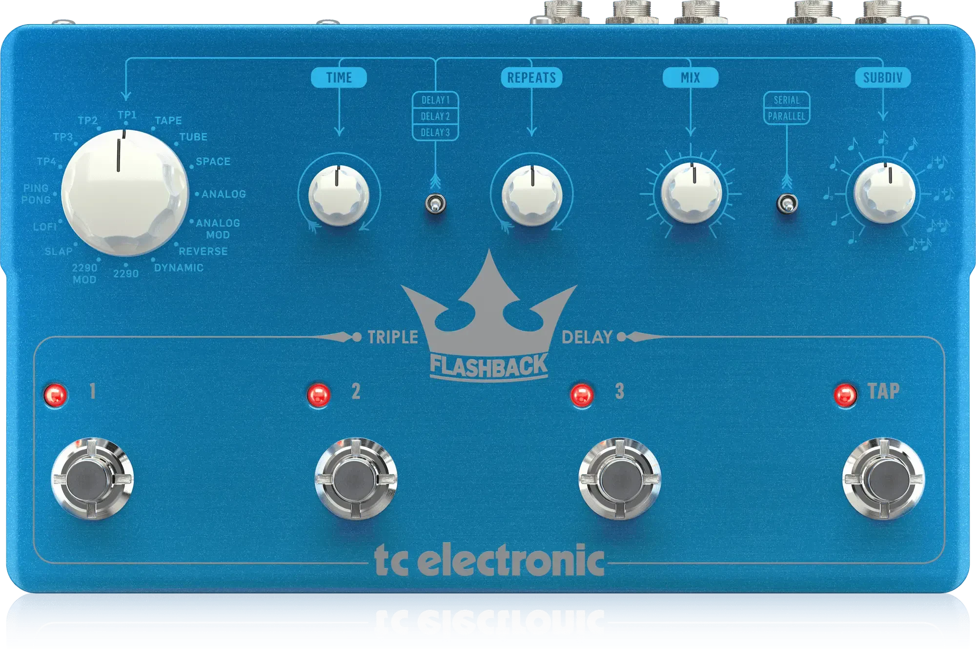 Педаль эффектов для электрогитары TC Electronic Flashback Triple Delay