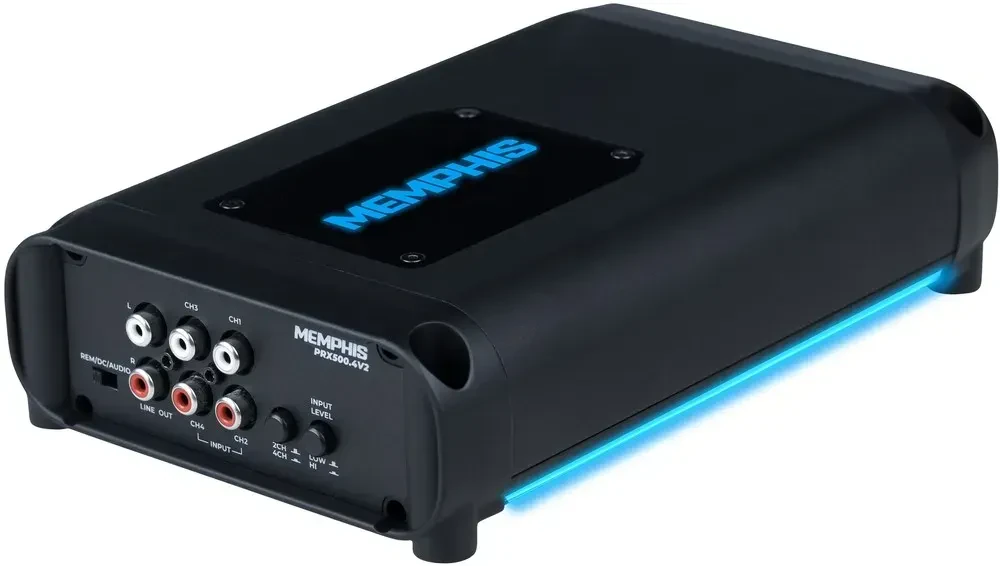 Усилитель мощности для автомобиля Memphis PRX500.4V2 4-канальный Class-D 500W RMS
