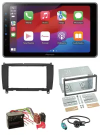 Pioneer MP3 USB DAB Bluetooth 2DIN Autoradio für Mercedes CLK C209 A209 04-10