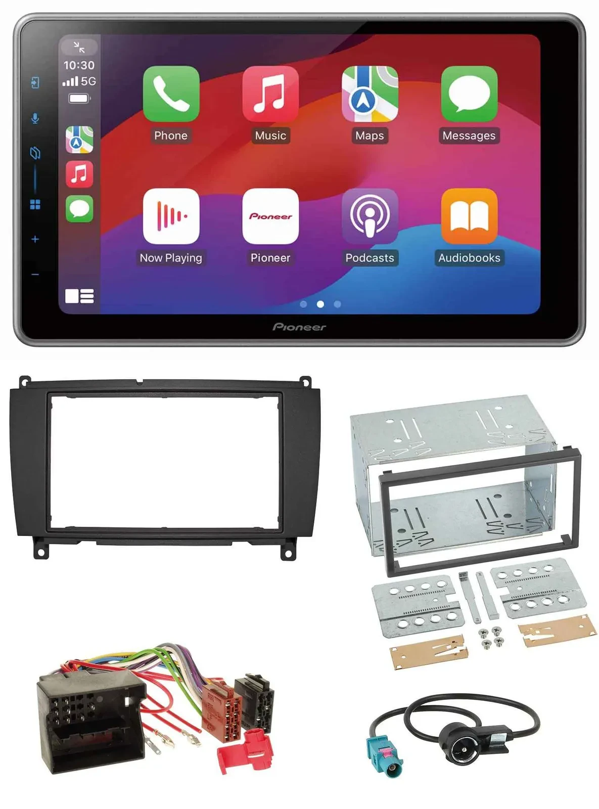 Pioneer MP3 USB DAB Bluetooth 2DIN Autoradio für Mercedes CLK C209 A209 04-10