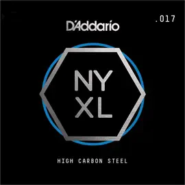 Струна одиночная D'Addario NYS017 NYXL Plain Steel Single 017