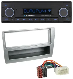 Blaupunkt DAB USB Bluetooth MP3 Autoradio für Honda Civic 04-06 silber autom. Kl